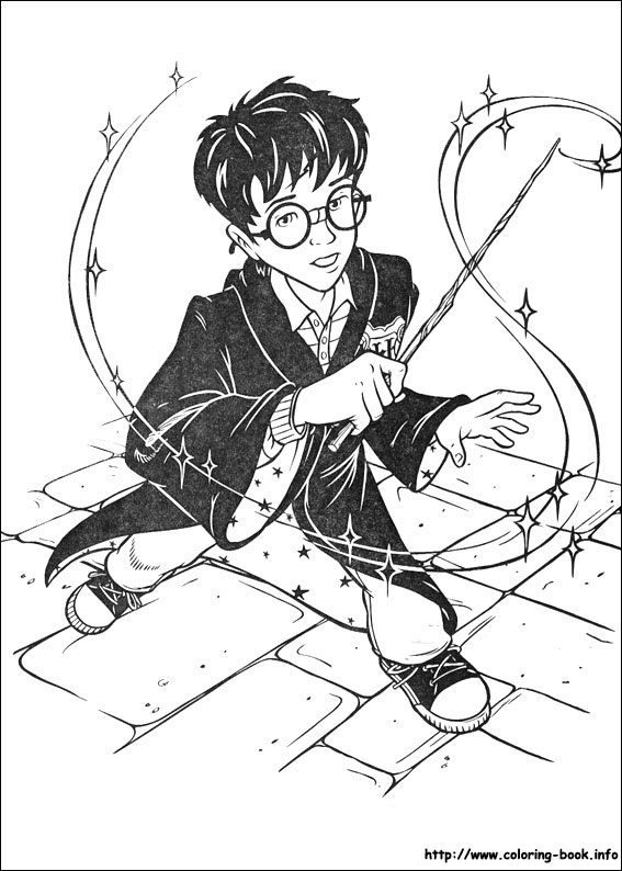 Harry Potter coloring picture